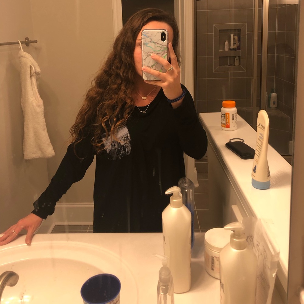 Ny printed pocket long sleeve
